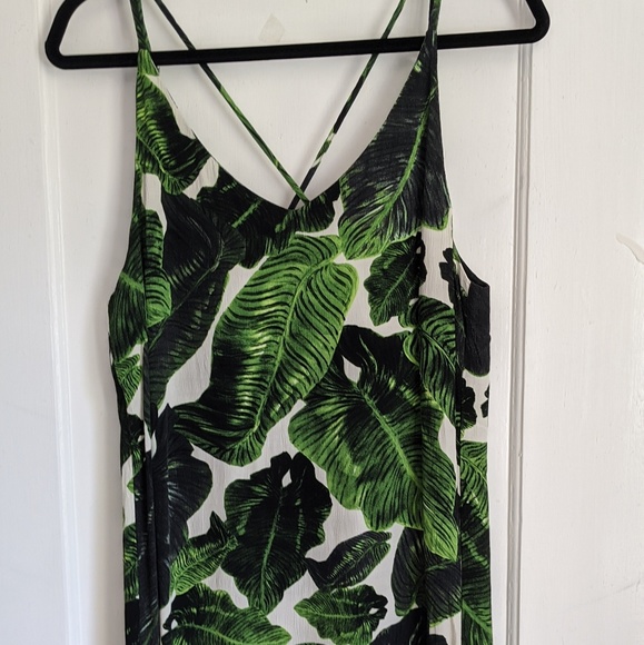 Topshop Palm Print Slip Dress US 6 - Picture 5 of 5